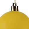 Vickerman Yellow Ball Ornament - 2 of 4