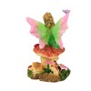 Craftoutlet.Com 3.75 In Green Sitting Fairy Wings Myth Mushroom Fairy Figurines - 2 of 3