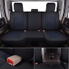 Coverado Waterproof Dodge RAM Seat Cover Compatible with 2009-2022 RAM 1500 2500 3500 Truck Pickup Crew Quad Cab with Curved Bench - 3 of 4