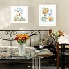 Gulches 2-Piece Vignette I Love Fall Most of All White Framed Wall Art by Deb Strain, Ready-to-Hang for Living Room, Autumn Decor - 2 of 4