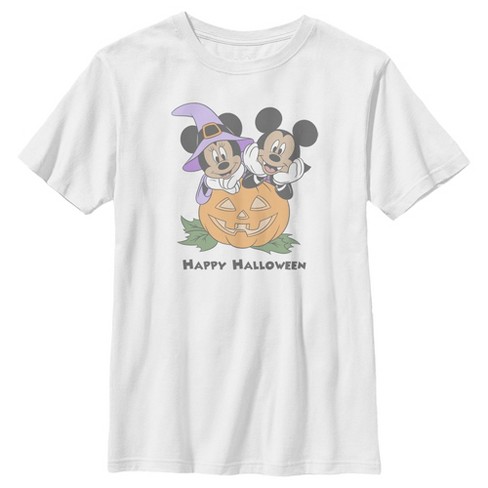 billedtekst Bryggeri fragment Boy's Disney Halloween Vampire Mickey & Minnie T-shirt : Target