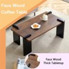 RISOKEYS Minimalist farmhouse style MDF Coffee Table - Modern Coffee Table for Living Room, Office, and Leisure Area - 2 of 4