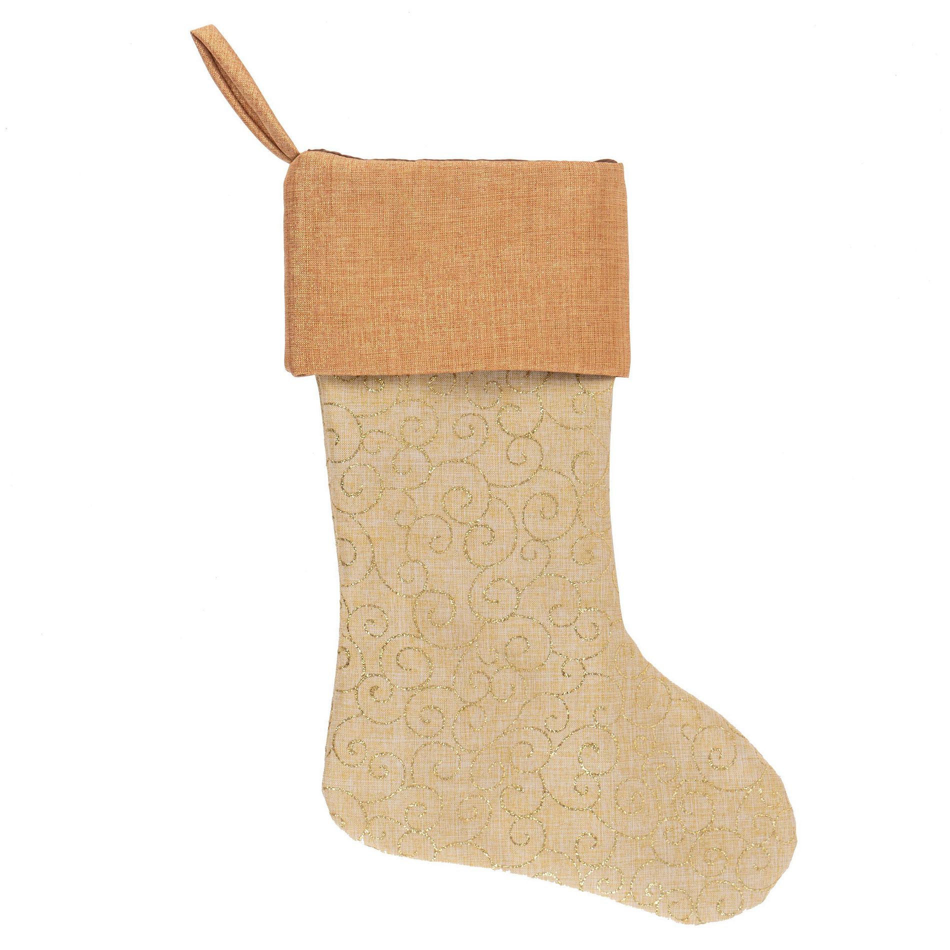 Christmas Magic 20" Christmas Stocking Gold