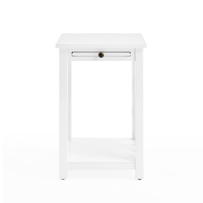 Coventry 36" White Pine Coffee & End Table Set with Tray Shelf