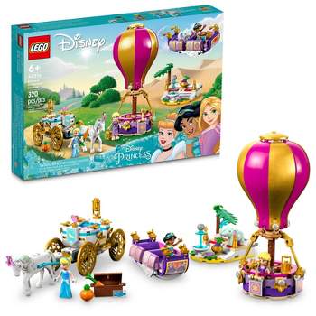 LEGO 43205 Disney Princess Aventures Épiques dans le Château, Jouet Ariel,  Vaiana et Raiponce, Figurines Animaux, Enfants Des 6 - ADMI