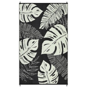 Waterproof Outdoor Rug – Reversible Plastic Mat for RV, Patio, Deck, Beach, Picnic, Camping, Backyard - 1 of 4