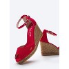 Aiguafreda Limited Edition Canvas Espadrille Sandal Wedges - 4 of 4