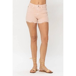 Women's High Waist Jean Shorts - Judy Blue - 1 of 4