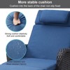 POCASSY Outdoor Chaise Lounge Chair Patio Recliner with Cushion, Adjustable Backrest Outdoor Recliner with All Weather Wicker and Olefin Cushion Cover - 4 of 4