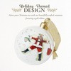 Kit Kemp by Spode Christmas Ornament, Doodles Best In Snow, Fine China Whimsical Festive Keepsake, Collectible Holiday Tree & Seasonal Decor - 3 of 4
