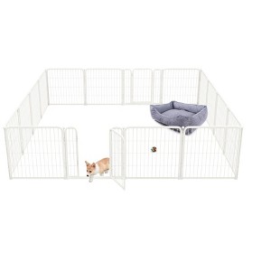 FXW Homeplus Indoor Dog Playpen - Stress-Free and Safe Play,Panels for Puppy and Small Dogs, Black│Patented - 1 of 4