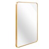Sapphtopaz Rectangular Bathroom Wall Mirror, Vanity Mirror with Metal Frame Mirror for Wall, Bathroom Mirrors for Over Sink, Bedroom, Living Room - 4 of 4