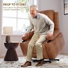GAOMON PU Leather Power Lift Recliner Chair with Massage and Heat, Adjustable Furniture for Back, Legs w/ 3 Positions - 2 of 4