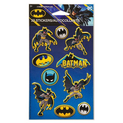 batman 20ct puffy stickers target