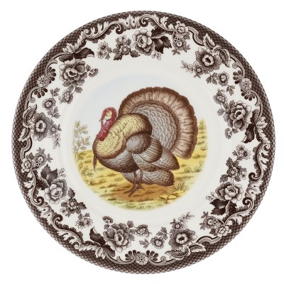 Spode Woodland Luncheon Plate - Turkey - Perfect for Thanksgiving