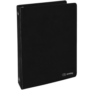 3 Ring Binder Clear View Cover with 2 Inside Pockets, Colored School Supplies Office and Home Binders – by Enday - 1 of 4