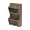 Cheung's Selby Wooden 2 Tier Wall Storage - Brown - 4 of 4