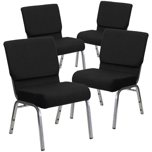 Emma and Oliver 4 Pack 21''W Stacking Church Chair - image 1 of 4