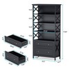 LITTLE TREE 71.65" 2 Drawers Black - 3 of 4