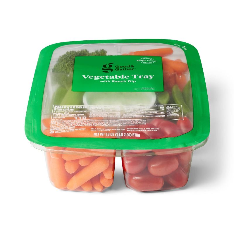 Vegetable Tray with Ranch Dip (Veggies may Vary) - 18oz - Good &#38; Gather&#8482;, 4 of 7