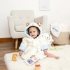 Pavilion Gift Company - Beary Special - Blue - 12-24 Months Toddler Bathrobe - One Piece Pajamas - 3 of 4