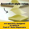 Post-it 5pk 3" x 3" Pop-Up Notes 100 Sheets/Pad - Neon: Accordion Sticky Notes, Multicolor, Uncoated Paper, Art & Design - image 4 of 4