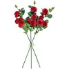 Northlight Real Touch™ Red Artificial Rose Floral Sprays, Set of 6 -35" - 4 of 4