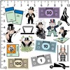 Monopoly 100ct Vinyl Large Deluxe Stickers Variety Pack - 2 of 4