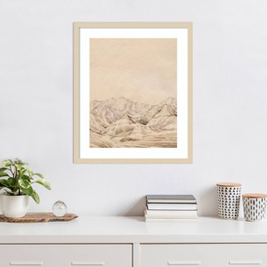 Amanti Art Twilight Mountain Peaks II by Grace Popp Wood Framed Wall Art Print - 1 of 4