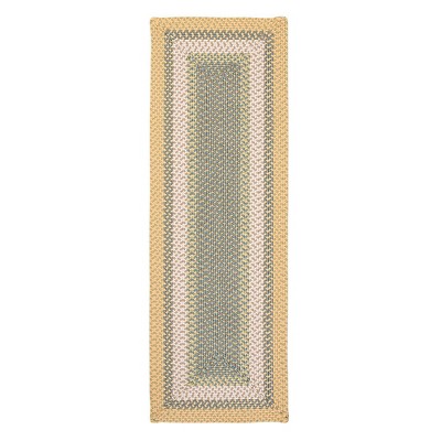 Colonial Mills Montego Braided Runner, Sundance 2'x8', Rectangle Shape