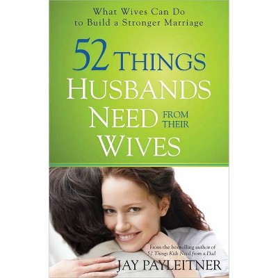 52 Things Husbands Need from Their Wives - by  Jay Payleitner (Paperback)