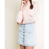 Women's Chambray & Lace Blouse - Hayden LA - 3 of 4