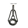 Unique Bargains Tube Dia Fishing Rod Tips Repair Kit Stainless Steel Ring Guide - 2 of 4