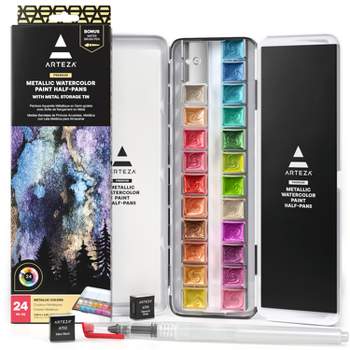 Arteza Acrylic Paint Markers Art Supply Set, Black Fine Nib - 12 Piece 