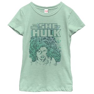 Girl's Marvel She-Hulk T-Shirt - 1 of 3