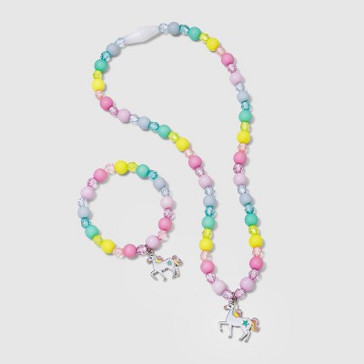 Toddler Girls' Unicorn Necklace and Bracelet Set - Cat & Jack™