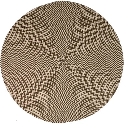 Colonial Mills Ibiza Woven Chevron Doormats - Bark 70” x 70”