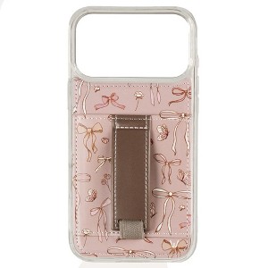 Walli Cases Blush and Bows Phone Case with Wallet and Finger Strap - 1 of 4