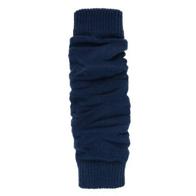 Ctm Women's Solid Leg Warmers, Navy : Target