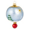 Miss Christmas 4.0 Inch Silent Night, Gentle Day Christmas Tree Ornament , Christmas Decor Sun Moon Christmas (1PC) - 3 of 4