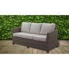 Courtyard Casual Capri Sofa  Solution Dyed Acrylic with EverBloc DWR Treatment - 2 of 4