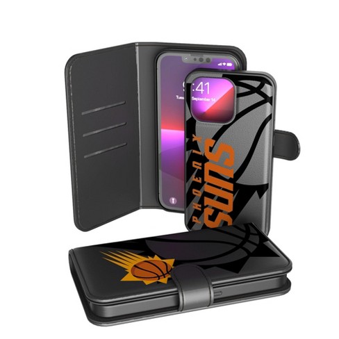 Keyscaper Phoenix Suns Monocolor Tilt Wallet Phone Case For Iphone