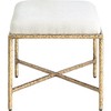 Meridian Furniture,Valley Chenille Fabric Bench - 4 of 4