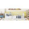 Okak Modern Floor Bed Frame with Safety Fence and Door, Metal Children's Floor Bed Frame for Kids Girls Boys Easy to Assemble - 4 of 4