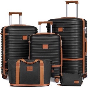 LLHZSY Lightweight Suitcases With Wheels TSA Lock - 1 of 4