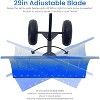 29" Wheeled Snow Shovel for Driveway Adjustable Height & 5-Angle Blade with Ergonomic Handle - 4 of 4