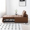 AZL1 Life Concept Sofas Concept Transformative Sofa Bed Transformative Multipurpose Furniture for Living Spaces, Brown, 39"*78.3"*34.5" - 2 of 4