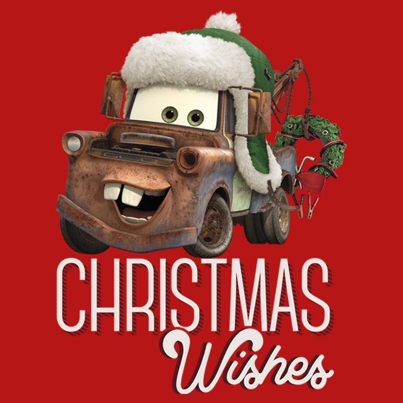 Girl's Cars Merry Christmas Mater T-Shirt, 2 of 6