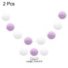 Unique Bargains Colorful Felt Ball Flexible Wear-resistant Pom Pom Garland 2 Pcs - 2 of 4