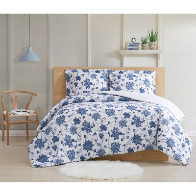 Twin XL 2pc Field Floral Comforter Set - Cottage Classics